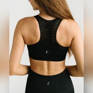 ZYIA Black Bomber Bra NWT